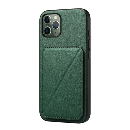 D04 Calf Texture Dual Card Slot Holder Phone Case, For iPhone 11, For iPhone 11 Pro, For iPhone X / XS, For iPhone XR, For iPhone XS Max, For iPhone 7 Plus / 8 Plus