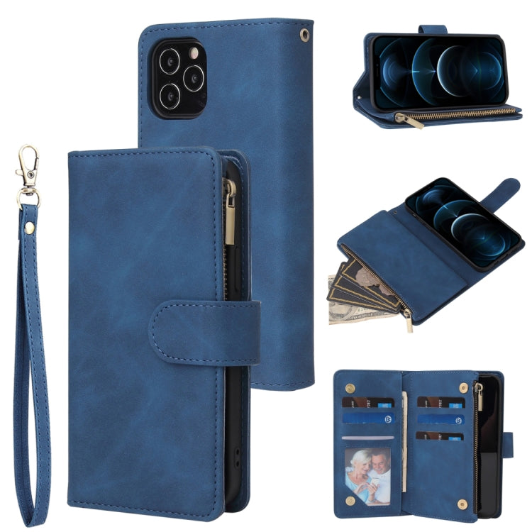 Multifunctional Retro Frosted Horizontal Flip Leather Case with Card Slot & Holder & Zipper Wallet & Photo Frame & Lanyard, For iPhone 12 Pro Max, For iPhone 12 / 12 Pro, For iPhone 12 mini, For Samsung Galaxy A11, For Samsung Galaxy A21s              ...