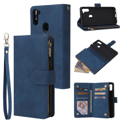 Multifunctional Retro Frosted Horizontal Flip Leather Case with Card Slot & Holder & Zipper Wallet & Photo Frame & Lanyard, For iPhone 12 Pro Max, For iPhone 12 / 12 Pro, For iPhone 12 mini, For Samsung Galaxy A11, For Samsung Galaxy A21s              ...