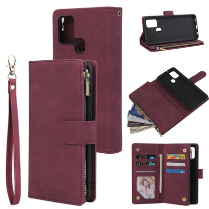Multifunctional Retro Frosted Horizontal Flip Leather Case with Card Slot & Holder & Zipper Wallet & Photo Frame & Lanyard, For iPhone 12 Pro Max, For iPhone 12 / 12 Pro, For iPhone 12 mini, For Samsung Galaxy A11, For Samsung Galaxy A21s              ...