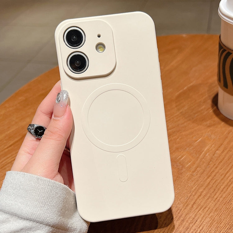 Solid Color Liquid Silicone MagSafe Magnetic Phone Case, For iPhone 11, For iPhone 11 Pro