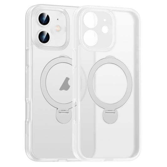 Matte Texture 360 Degree Rotary Tone Holder MagSafe Phone Case, For iPhone 12, For iPhone 12 Pro Max, For iPhone 12 Pro, For iPhone 11