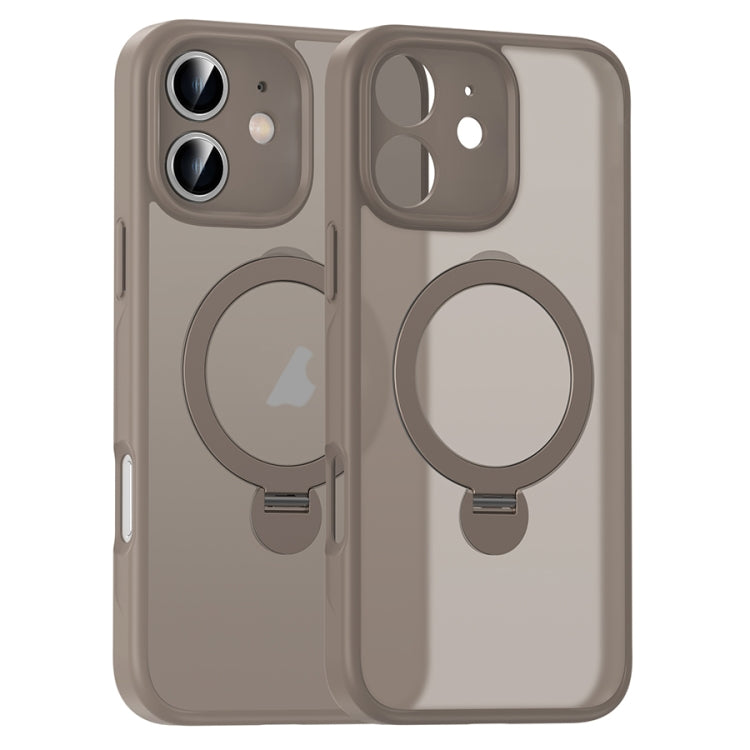 Matte Texture 360 Degree Rotary Tone Holder MagSafe Phone Case, For iPhone 12, For iPhone 12 Pro Max, For iPhone 12 Pro, For iPhone 11