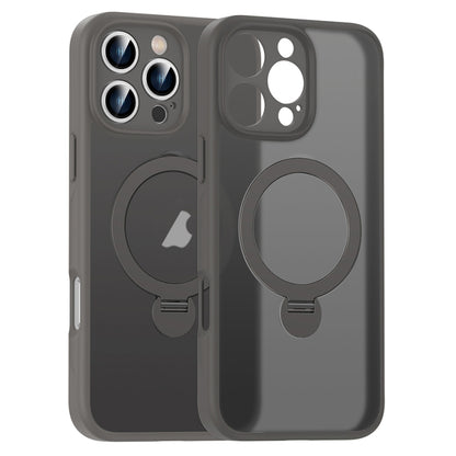 Matte Texture 360 Degree Rotary Tone Holder MagSafe Phone Case, For iPhone 12, For iPhone 12 Pro Max, For iPhone 12 Pro, For iPhone 11