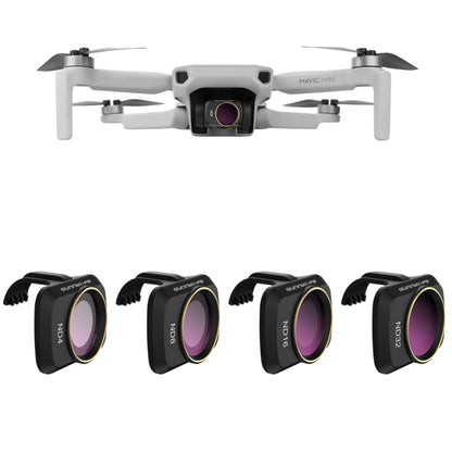Filtro de lente Sunnylife MM-FI9256 para dron DJI Mavic mini 4 en 1 (ND4+ND8+ND16+ND32)