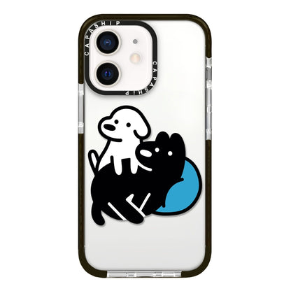 Simple Illustration Pattern Full Coverage Phone Case, For iPhone 11