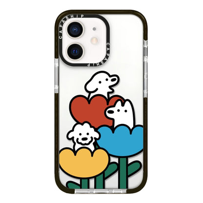Simple Illustration Pattern Full Coverage Phone Case, For iPhone 11