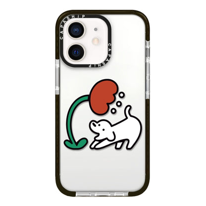 Simple Illustration Pattern Full Coverage Phone Case, For iPhone 12