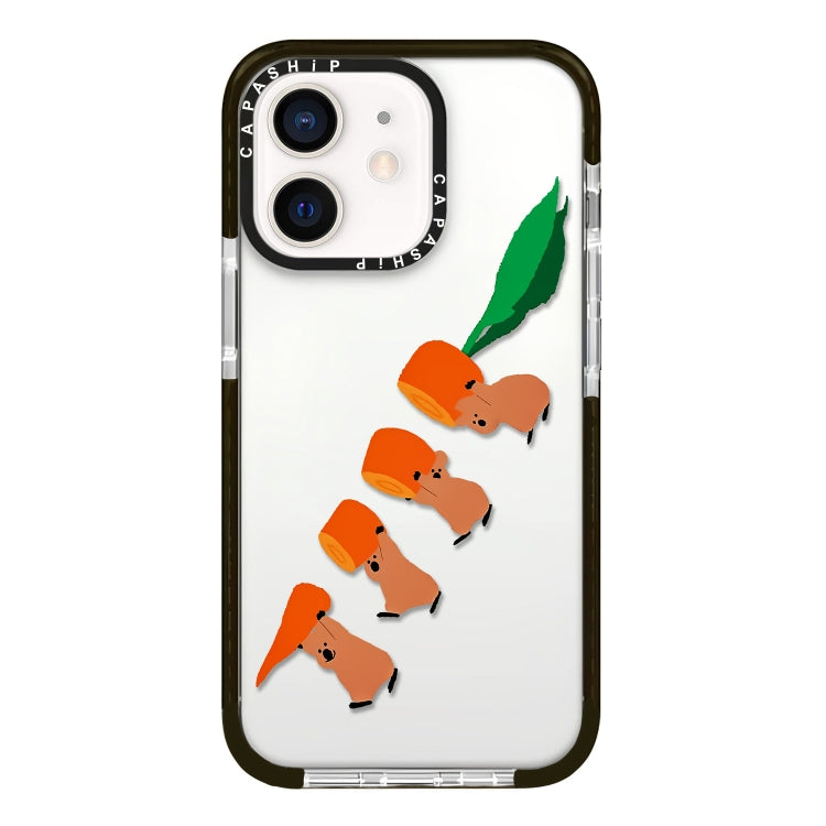 Simple Illustration Pattern Full Coverage Phone Case, For iPhone 12