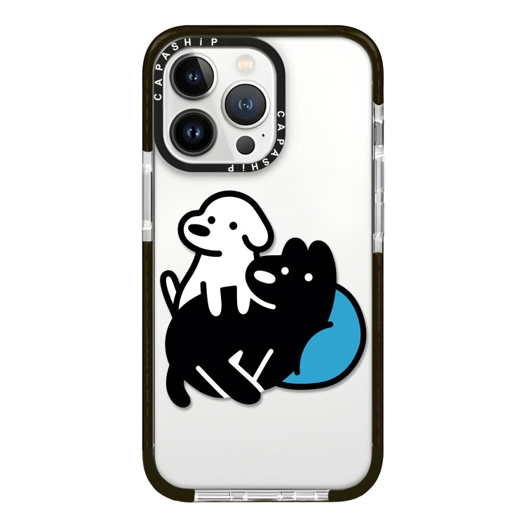 Simple Illustration Pattern Full Coverage Phone Case, For iPhone 12 Pro