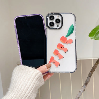 Simple Illustration Pattern Full Coverage Phone Case, For iPhone 11