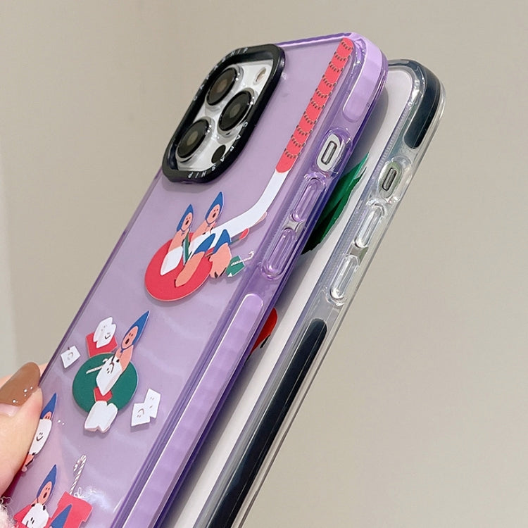 Simple Illustration Pattern Full Coverage Phone Case, For iPhone 12