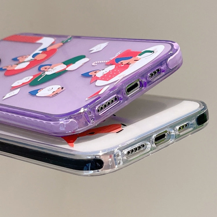 Simple Illustration Pattern Full Coverage Phone Case, For iPhone 12