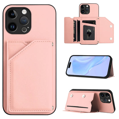 Skin Feel Four Card Slots Phone Case with Wrist Strap, For iPhone 7 / 8 / SE 2020 2022, For iPhone 13 Pro Max, For iPhone 13 Pro, For iPhone 13, For iPhone 13 mini, For iPhone 12, For iPhone 12 Pro Max, For iPhone 12 Pro