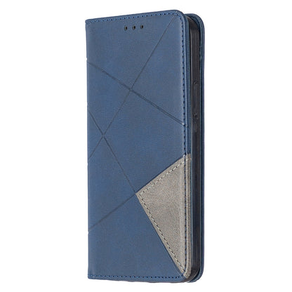 Rhombus Texture Horizontal Flip Magnetic Leather Case with Holder & Card Slots, For Xiaomi Redmi 9A, For Xiaomi Redmi 9C, For iPhone 12 mini, For iPhone 12 / 12 Pro, For iPhone 12 Pro Max