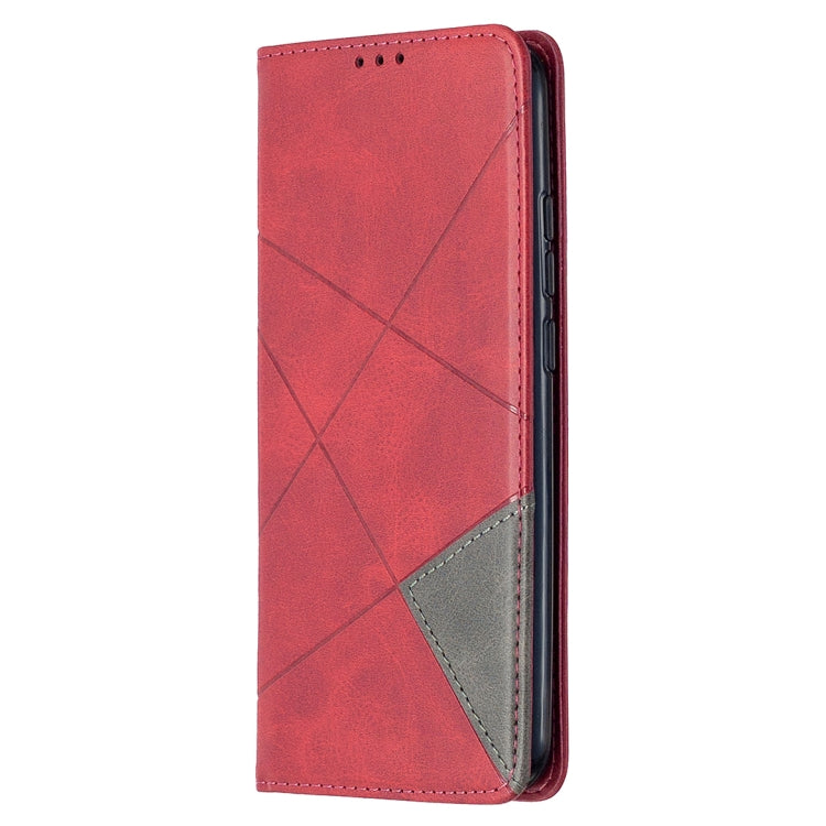 Rhombus Texture Horizontal Flip Magnetic Leather Case with Holder & Card Slots, For Xiaomi Redmi 9A, For Xiaomi Redmi 9C, For iPhone 12 mini, For iPhone 12 / 12 Pro, For iPhone 12 Pro Max