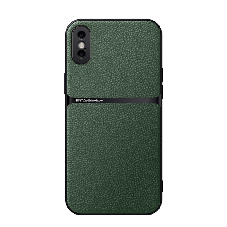 Litchi Leather Magnetic Full Coverage Shockproof Phone Case, For iPhone 11, For iPhone 11 Pro, For iPhone X / XS, For iPhone XR, For iPhone XS Max