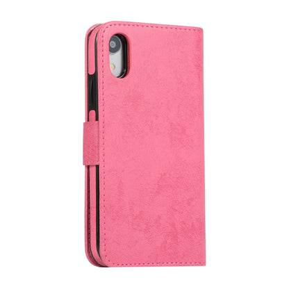 KLT888-2 Retro 2 in 1 Detachable Magnetic Horizontal Flip TPU + PU Leather Case with Holder & Card Slots & Photo Frame & Wallet, For iPhone XR, For iPhone XS Max, For iPhone 12 mini, For iPhone 12 / 12 Pro, For iPhone 12 Pro Max