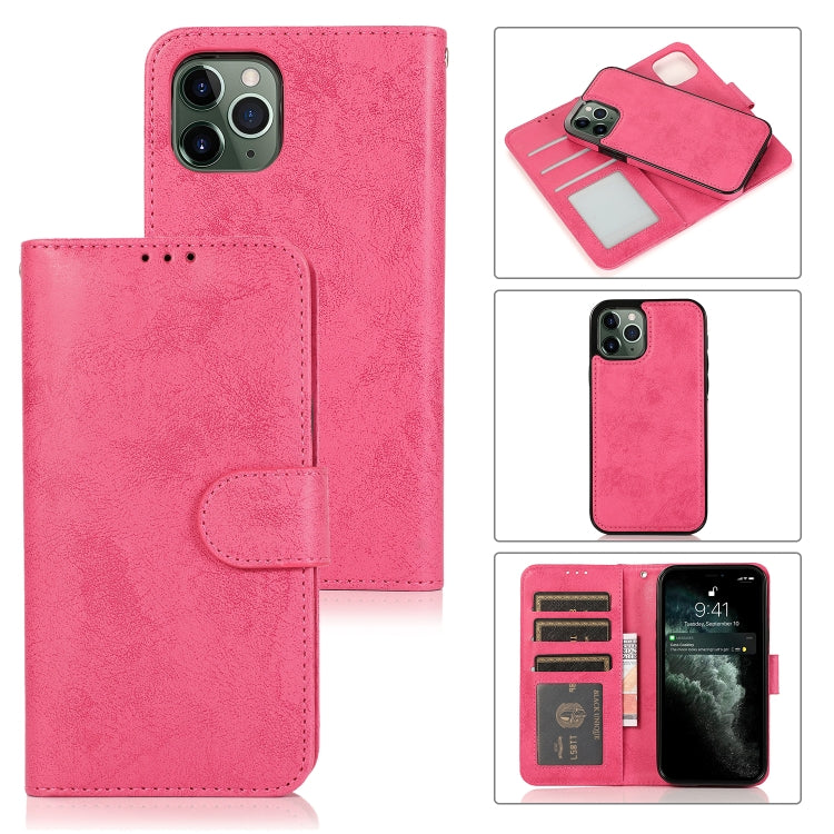 KLT888-2 Retro 2 in 1 Detachable Magnetic Horizontal Flip TPU + PU Leather Case with Holder & Card Slots & Photo Frame & Wallet, For iPhone XR, For iPhone XS Max, For iPhone 12 mini, For iPhone 12 / 12 Pro, For iPhone 12 Pro Max