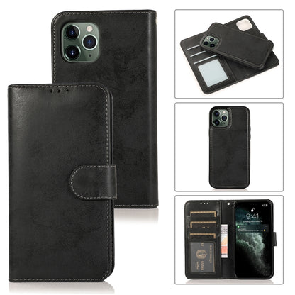 KLT888-2 Retro 2 in 1 Detachable Magnetic Horizontal Flip TPU + PU Leather Case with Holder & Card Slots & Photo Frame & Wallet, For iPhone XR, For iPhone XS Max, For iPhone 12 mini, For iPhone 12 / 12 Pro, For iPhone 12 Pro Max