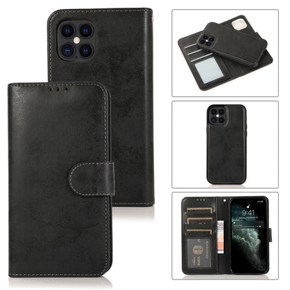 KLT888-2 Retro 2 in 1 Detachable Magnetic Horizontal Flip TPU + PU Leather Case with Holder & Card Slots & Photo Frame & Wallet, For iPhone XR, For iPhone XS Max, For iPhone 12 mini, For iPhone 12 / 12 Pro, For iPhone 12 Pro Max