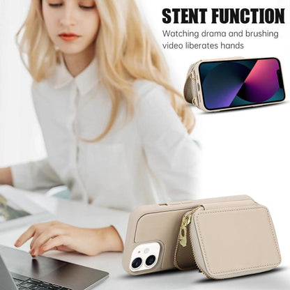 Crossbody Zipper RFID Card Bag Phone Case, For iPhone 12 / 12 Pro, For iPhone 12 Pro Max, For iPhone 11 Pro Max, For iPhone 11, For iPhone 11 Pro