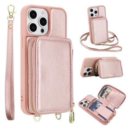 Crossbody Zipper RFID Card Bag Phone Case, For iPhone 12 / 12 Pro, For iPhone 12 Pro Max, For iPhone 11 Pro Max, For iPhone 11, For iPhone 11 Pro