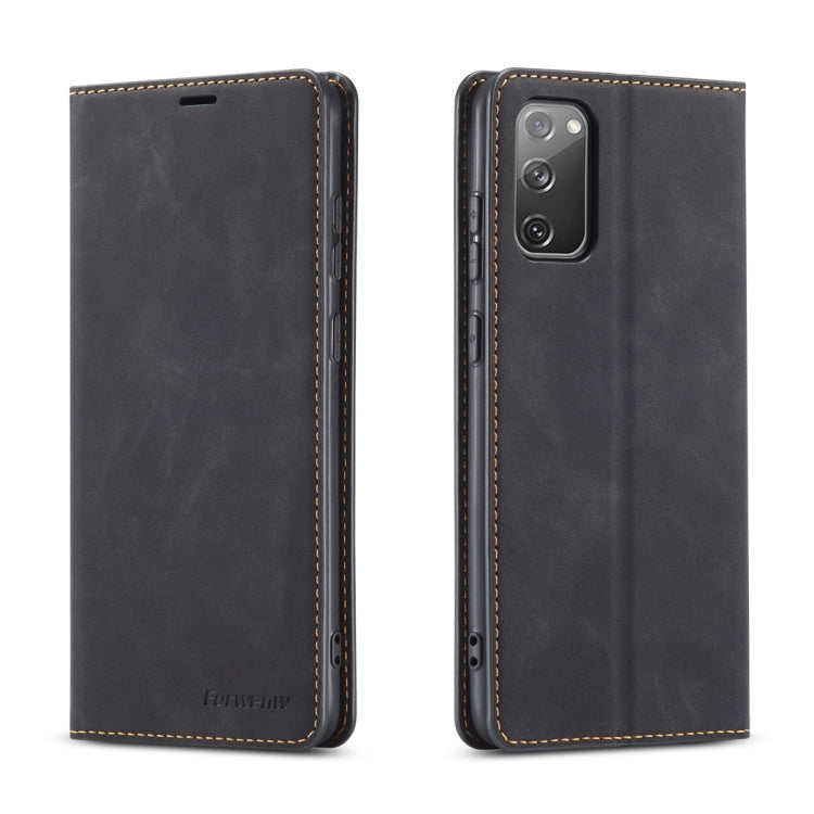 Forwenw Dream Series Magnetic Oil Edge Horizontal Flip Leather Case with Holder & Card Slot & Photo Frame & Wallet, For iPhone 12 mini, For iPhone 12 / 12 Pro, For iPhone 12 Pro Max, For Samsung Galaxy S20 FE