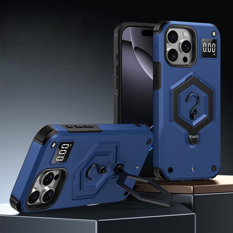 Hexagon Armor Magnetic Holder Weighing Scale Phone Case, For iPhone 12 / 12 Pro, For iPhone 11 Pro Max, For iPhone 11