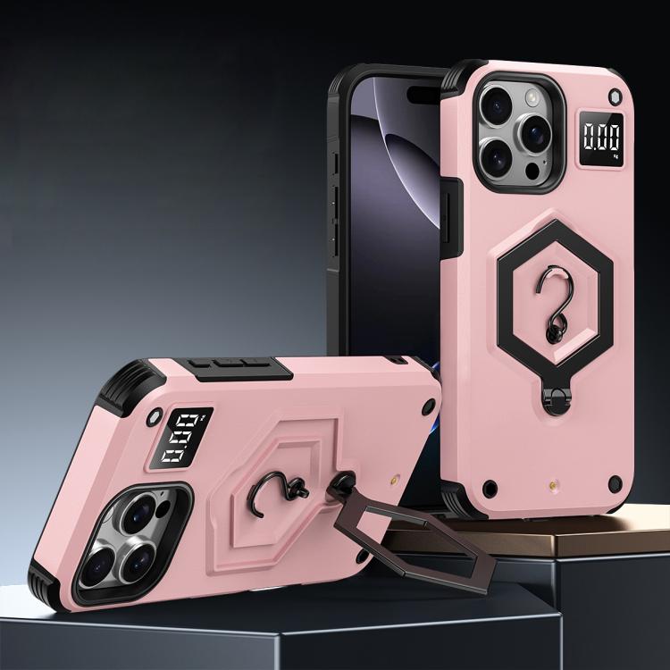 Hexagon Armor Magnetic Holder Weighing Scale Phone Case, For iPhone 12 / 12 Pro, For iPhone 11 Pro Max, For iPhone 11