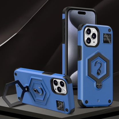 Hexagon Armor Magnetic Holder Weighing Scale Phone Case, For iPhone 12 / 12 Pro, For iPhone 11 Pro Max, For iPhone 11