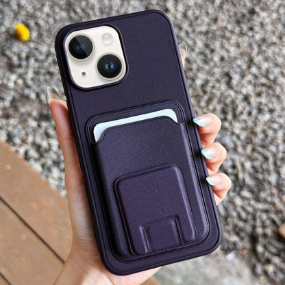 Square Folding Card Bag Holder Phone Case, For iPhone 13