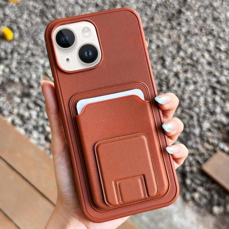 Square Folding Card Bag Holder Phone Case, For iPhone 13