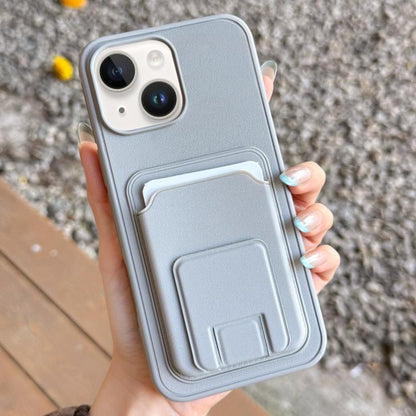 Square Folding Card Bag Holder Phone Case, For iPhone 13