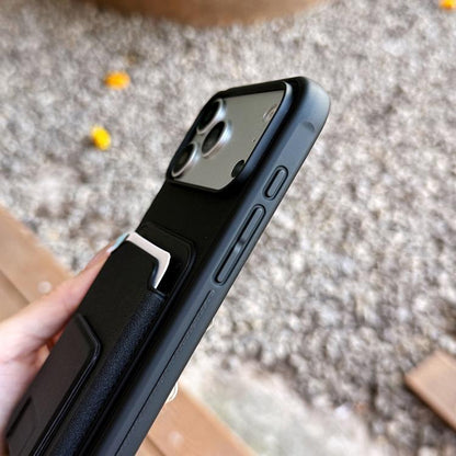 Square Folding Card Bag Holder Phone Case, For iPhone 13