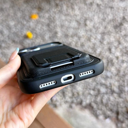 Square Folding Card Bag Holder Phone Case, For iPhone 13