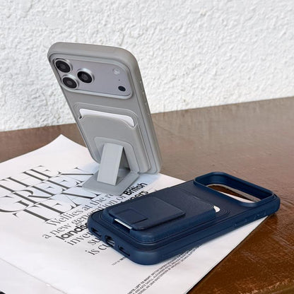 Square Folding Card Bag Holder Phone Case, For iPhone 13