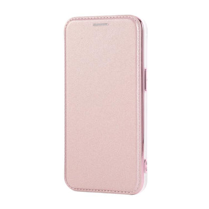 Ultra-thin Magnetic Plating Vegan Leather Phone Case, For iPhone 12 / 12 Pro, For iPhone 12 Pro Max