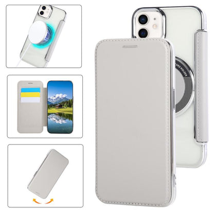 Ultra-thin Magnetic Plating Vegan Leather Phone Case, For iPhone 12 / 12 Pro, For iPhone 12 Pro Max