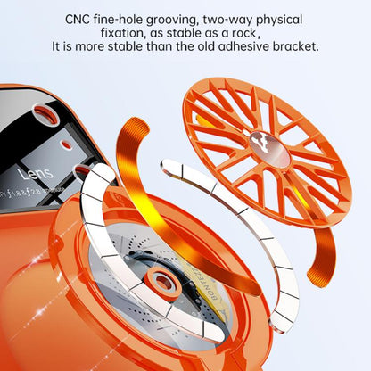 Glaze PC Camera Window Gyro Kickstand Magnetic Phone Case, For iPhone 13, For iPhone 12, For iPhone 12 Pro Max, For iPhone 12 Pro, For iPhone 11 Pro Max, For iPhone 11