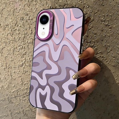 Wavy Stripes Pattern Frosted IMD 2-in-1 PC Phone Case, For iPhone 11, For iPhone 11 Pro, For iPhone X / XS, For iPhone XR, For iPhone XS Max, For iPhone 8 Plus / 7 Plus