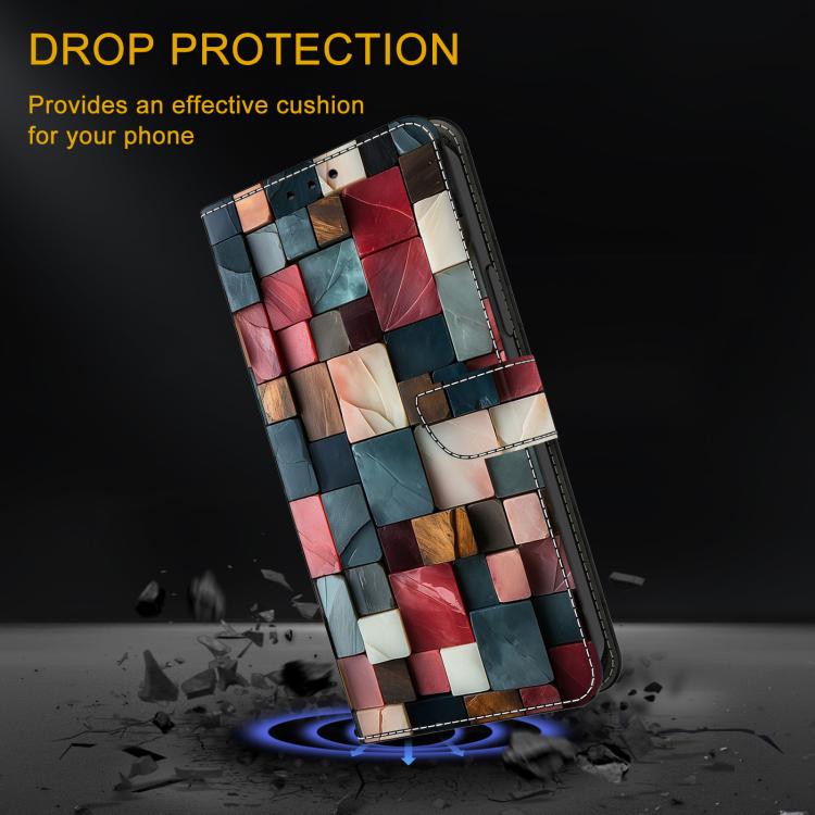 Crystal-Like Painted Vegan Leather Phone Case, For iPhone 11