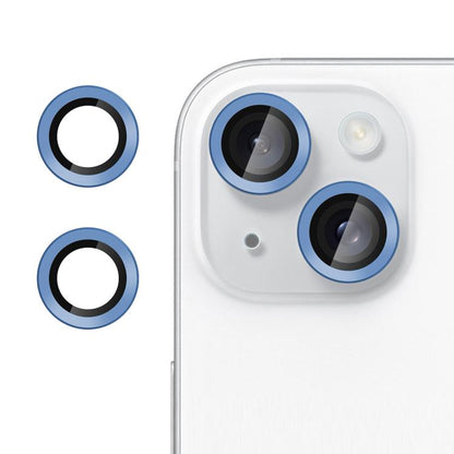 Kalebol No Flicker Ultra-Thin Individual Camera Lens Tempered Glass Film, For iPhone 13 / 13 mini