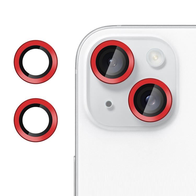 Kalebol No Flicker Ultra-Thin Individual Camera Lens Tempered Glass Film, For iPhone 13 / 13 mini