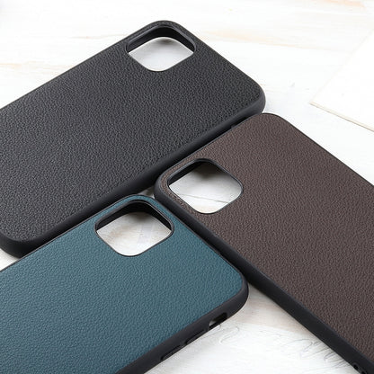Bead Texture Genuine Leather Protective Case, For iPhone 11, For iPhone 11 Pro, For iPhone 11 Pro Max, For iPhone 12 mini, For iPhone 12 / 12 Pro, For iPhone 12 Pro Max