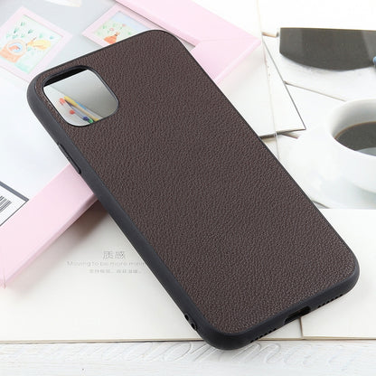 Bead Texture Genuine Leather Protective Case, For iPhone 11, For iPhone 11 Pro, For iPhone 11 Pro Max, For iPhone 12 mini, For iPhone 12 / 12 Pro, For iPhone 12 Pro Max