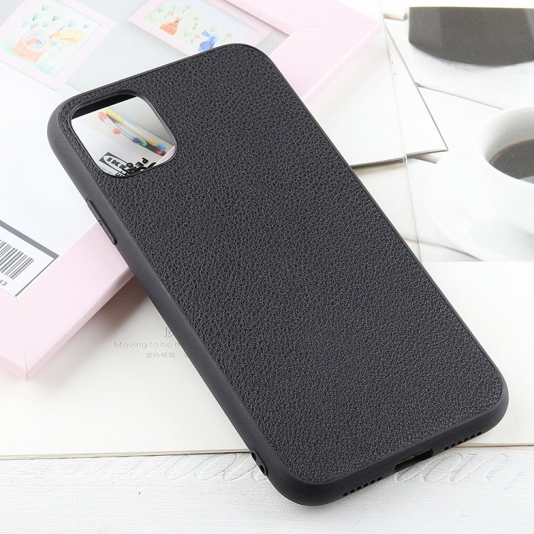Bead Texture Genuine Leather Protective Case, For iPhone 11, For iPhone 11 Pro, For iPhone 11 Pro Max, For iPhone 12 mini, For iPhone 12 / 12 Pro, For iPhone 12 Pro Max