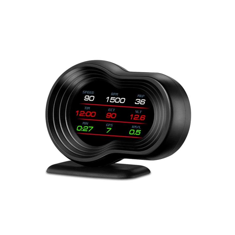 F9 OBD2 + GPS Modo HUD para Carro Exibição de Velocidade/Temperatura da Água/Voltagem, F9 OBD2 GPS