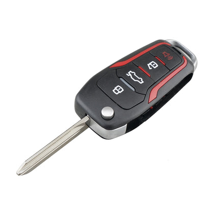 Car Key CWTWB1U345 63 Chip Single Frequency 315 Frequency for Ford 4-button Folding, For Ford