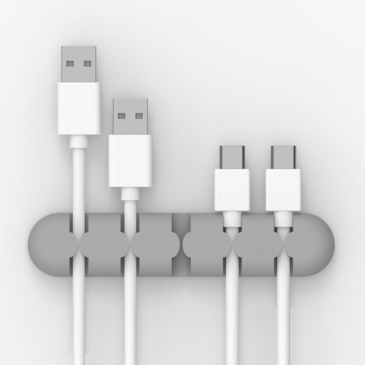 ORICO CBS5 Silicone Material Desktop Cable Manager Winder Fixer, Size: 9.6*2*1.2cm